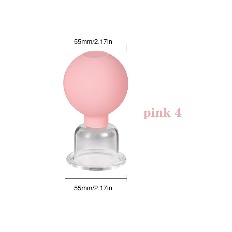 Facial vacuum cupping set