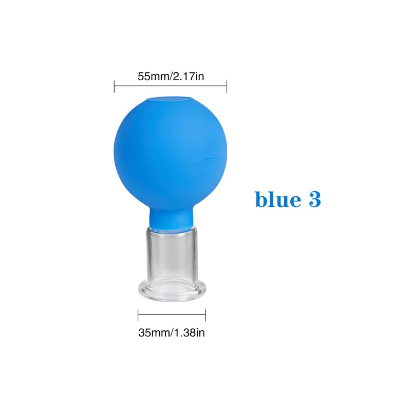 Facial vacuum cupping set