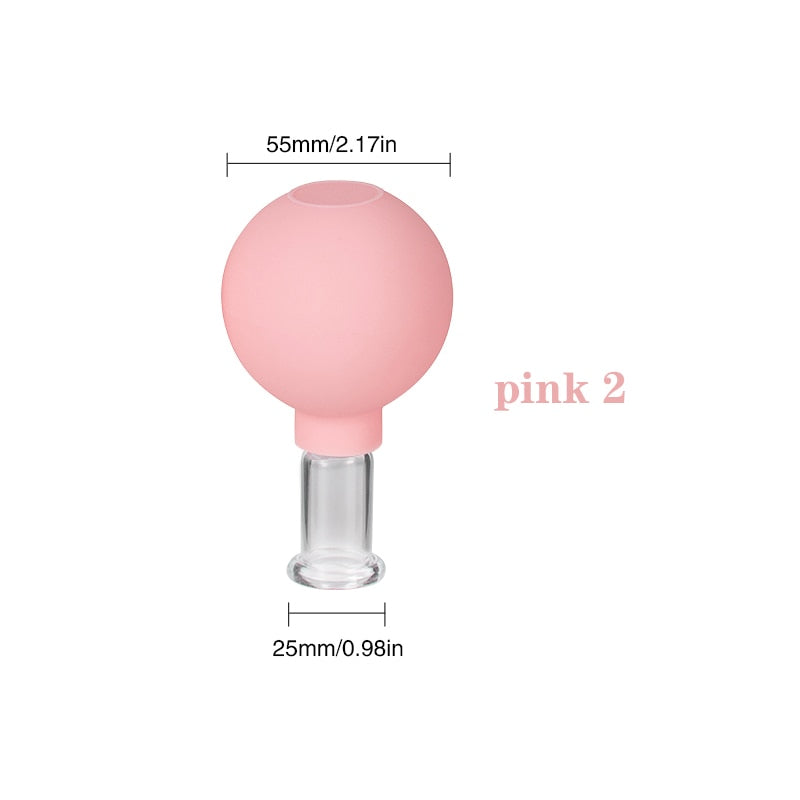 Facial vacuum cupping set