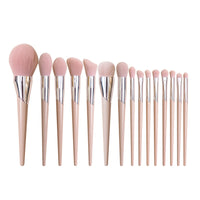 Fashion Beauty Cosmetic Brushes Nude Pink FB Powder Blusher Highlighter Brush Eyeshadow Blending Nose Eyebrow Lip Makeup Brushes