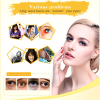 20Packs 24K Gold Crystal Collagen Eye Mask Patch Pad Moisturizing Anti Aging Puffiness Dark Circle Remover Eye Bags Skin Care