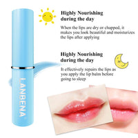 Lip Balm Hyaluronic Acid Lip Care Wrinkle Repair Lip Balm Highly Moisturizing Nourishing Lips Anti-Aging Makeup Moist Skin Cream