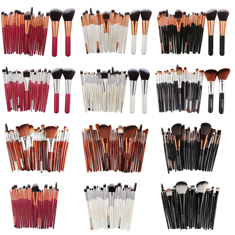 Beauty Makeup Brushes Set Cosmetic Foundation Powder Blush Eye Shadow Lip Blend Make Up Brush Tool Kit