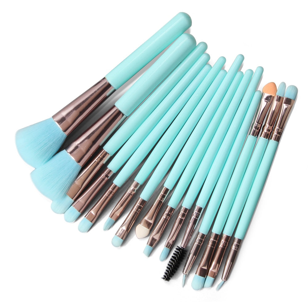 Beauty Makeup Brushes Set Cosmetic Foundation Powder Blush Eye Shadow Lip Blend Make Up Brush Tool Kit