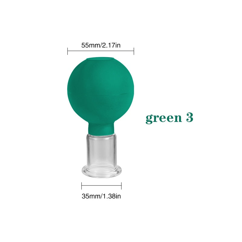 Facial vacuum cupping set