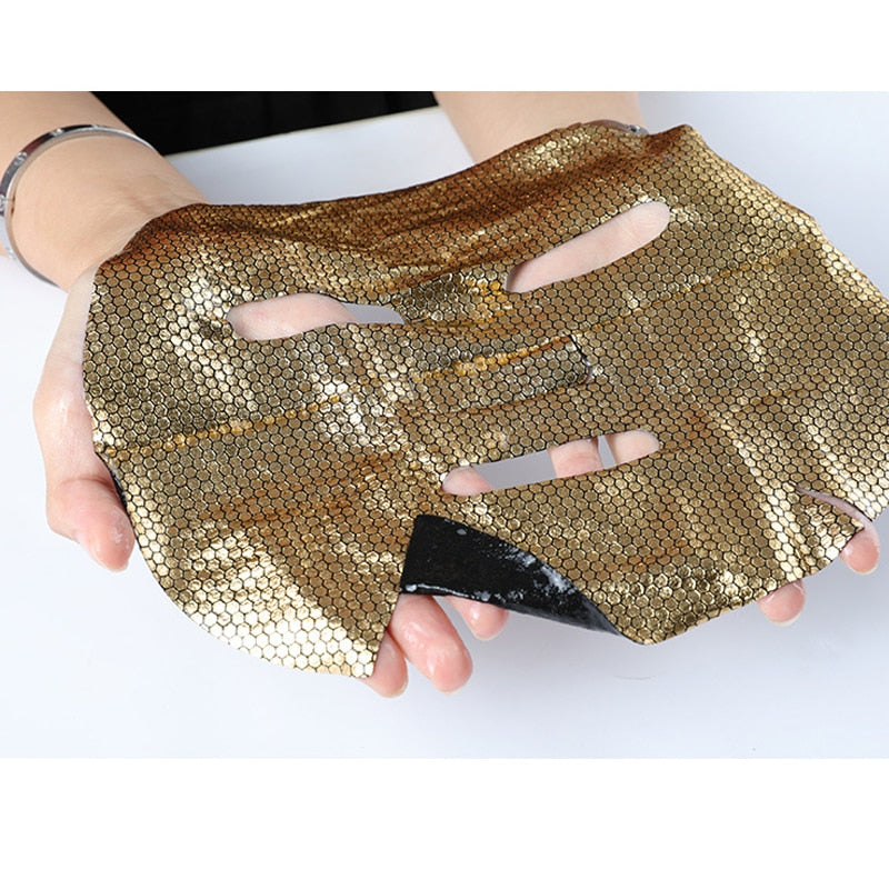 4Pcs/Box 24k Gold Facial Mask Carnosine Honeycomb Face Mask Essence Sheet Mask Brighten Anti Aging Moisturizing Mask Oil-Control