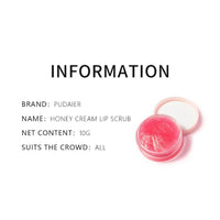 Lip Care Scrub Smooth Cream Deep Moisturizing Exfoliating Balm Labial Exfoliate Cream Soft Natural Gel Lip Care TSLM1