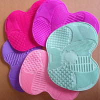 1Pcs Silicone Brush Cleaning Mat Make Up Brush Cleaner Brushes Cleanser Cosmetic Clean Tools For Eyes Face Brushes