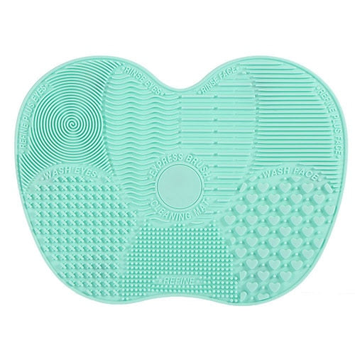 1Pcs Silicone Brush Cleaning Mat Make Up Brush Cleaner Brushes Cleanser Cosmetic Clean Tools For Eyes Face Brushes