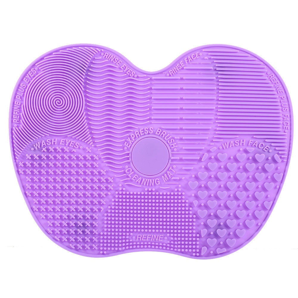 1Pcs Silicone Brush Cleaning Mat Make Up Brush Cleaner Brushes Cleanser Cosmetic Clean Tools For Eyes Face Brushes