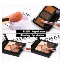 3in1 Make Up Soft Multipurpose Portable Makeup Brush Angled Sponge Brow Eye Shadow Powder Paint Brushes Cosmetic