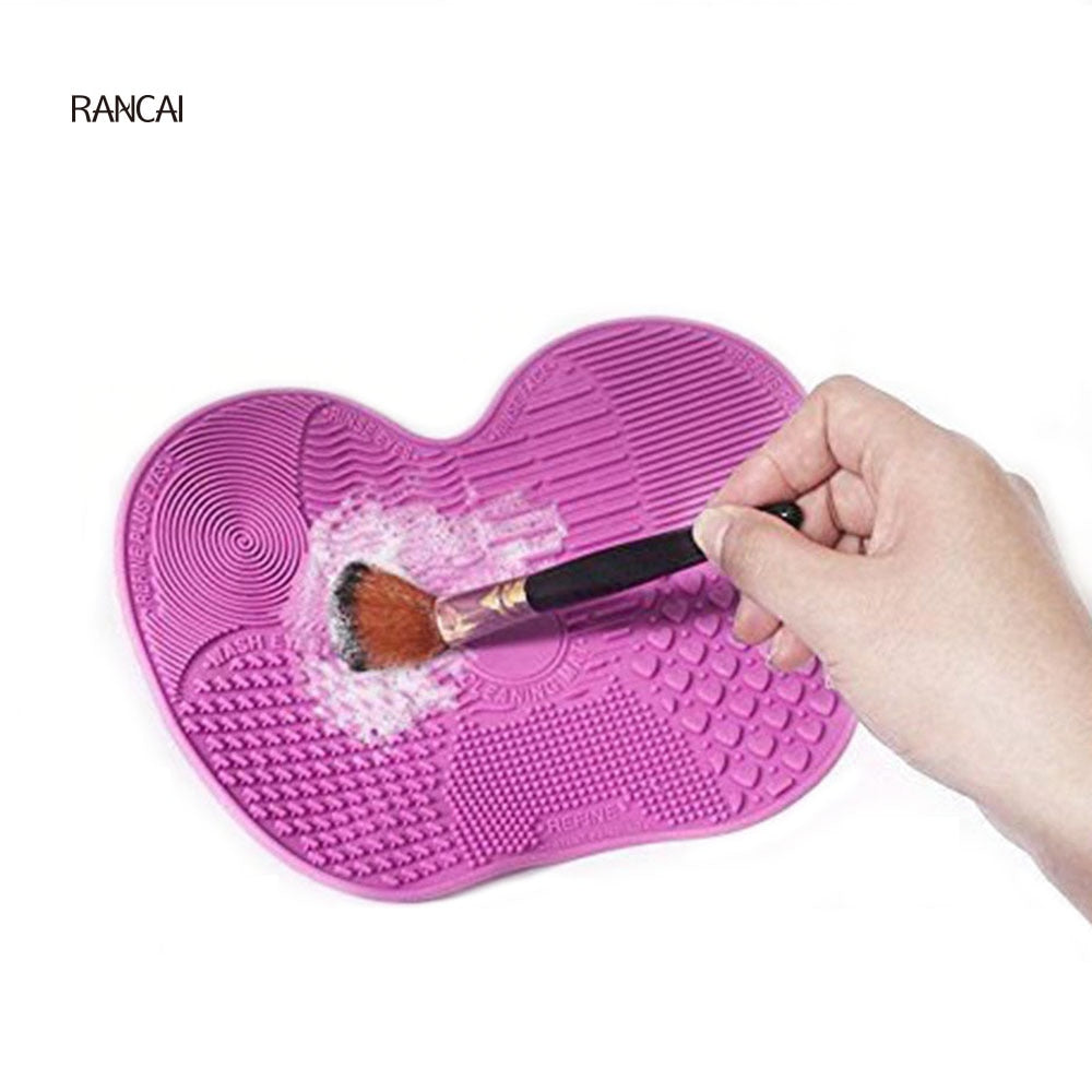 1Pcs Silicone Brush Cleaning Mat Make Up Brush Cleaner Brushes Cleanser Cosmetic Clean Tools For Eyes Face Brushes