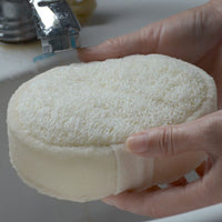 Natural Loofah Sponge Bath Ball Shower Rub Bath Shower Wash Body Pot Sponge Scrubber Durable Healthy Massage Brush