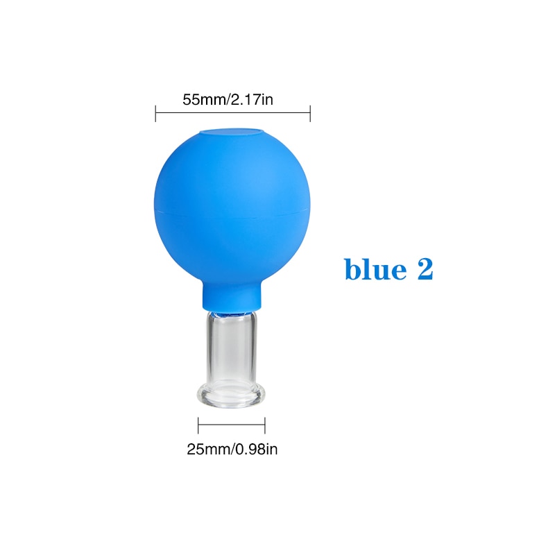 Facial vacuum cupping set