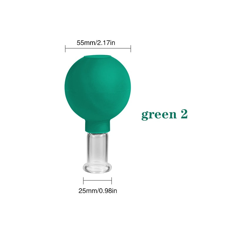Facial vacuum cupping set