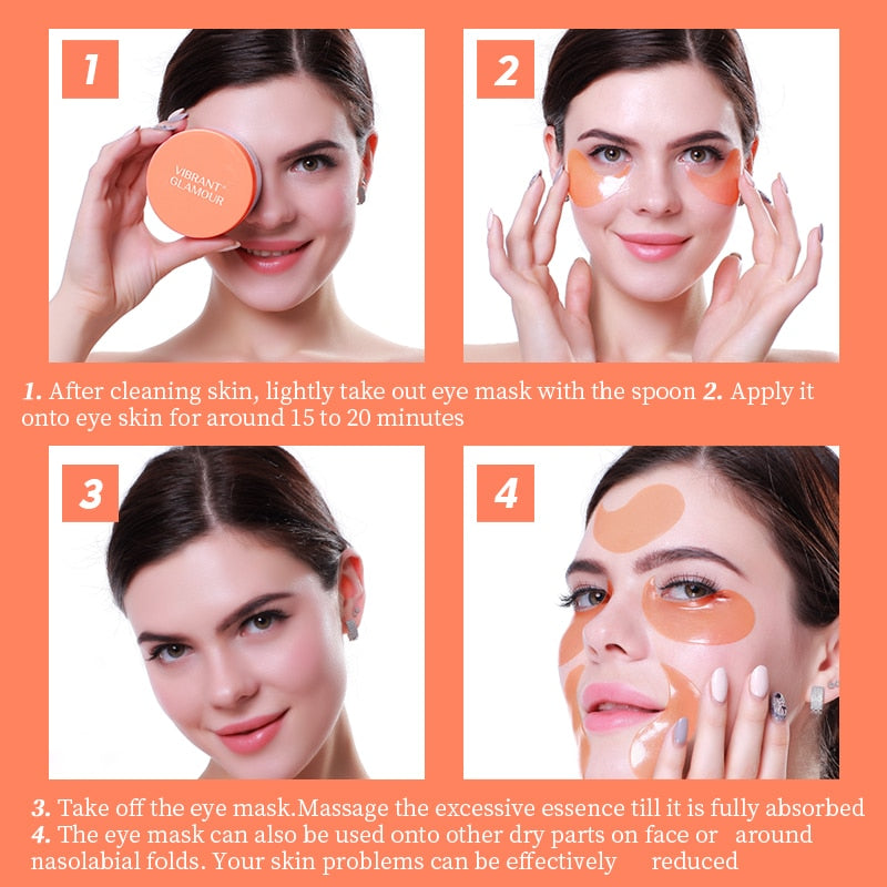 Retinol Eye Mask Firming Collagen Eye Patch Anti-Aging Remove Dark Circles Eye Bags Moisturizing Skin Care 60pcs