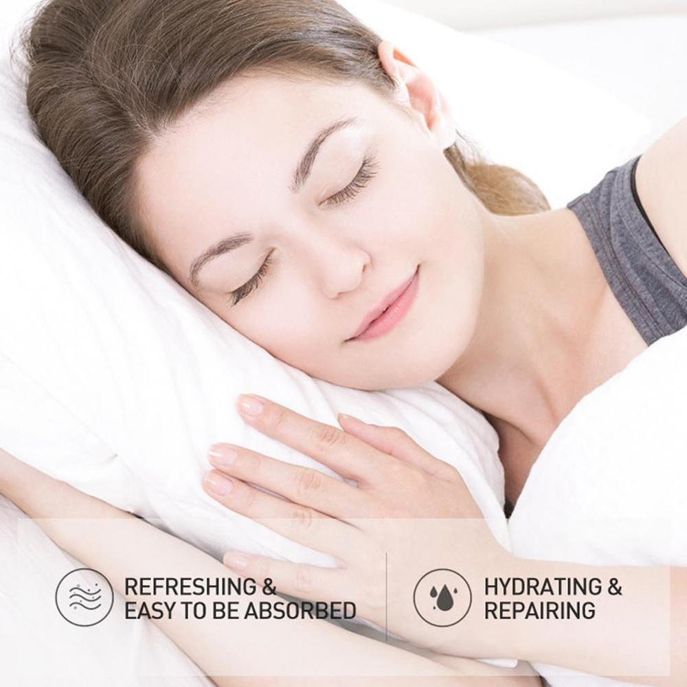 6pcs/Set Little Pudding Sleeping Mask Moisturizing Refreshing Oil Control Golden Facial Mask Deep Cleaning Brightening Skin Tone