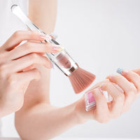 3in1 Make Up Soft Multipurpose Portable Makeup Brush Angled Sponge Brow Eye Shadow Powder Paint Brushes Cosmetic