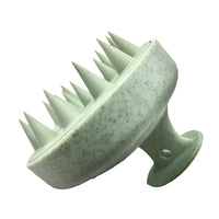 Wheat Straw Silicone Head Wash Clean Care Hair Root Itching Scalp Massage Comb Shower Brush Bath Spa Anti-Dandruff Shampoo