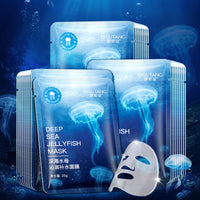 10pcs Deep Sea Jellyfish Face Masks Facial Mask Moisturizing Water Nourishment Anti-Aging Oil-control Acne Treatment Skin Care