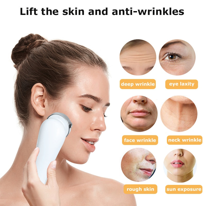 RF Face Lift Devices Electric Skin Rejuvenation Radio Frequency Facial Massager Light Therapy Anti Aging Wrinkle Skin Tightening