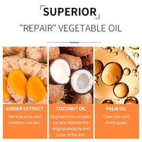 Turmeric Facial Cleanser Remove Blackhead Lighten Dark Spots Whitening Moisturizing Oil Control Shrinking Pores Foam Face Wash