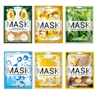 Turmeric Avocado Retinol Facial Face Mask 1piece Sheet Mask Beauty Skincare Korea Skin Care Moisturizing Oil-Control Anti-aging