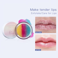 Natural Gel Lip Scrub Cream Lip Plumper Moisture Lip Balm Exfoliating Anti-Ageing Nourish Repair Fine Lines Lips Care Cosmetic