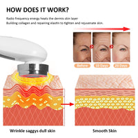 RF Face Lift Devices Electric Skin Rejuvenation Radio Frequency Facial Massager Light Therapy Anti Aging Wrinkle Skin Tightening