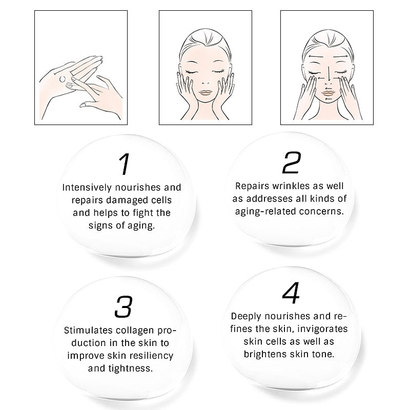 Silk Collagen Face Serum  Tightening Pores Repairing Anti Aging Whitening Repair Shrink Pore Lift Firm Skin Care