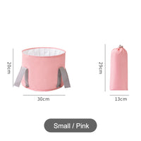 Foldable Foot Tub Portable Bath Bag Wash Basin Water Bucket Large Capacity Bath Feet Spa Massage Washing Tub For Outdoor Travel