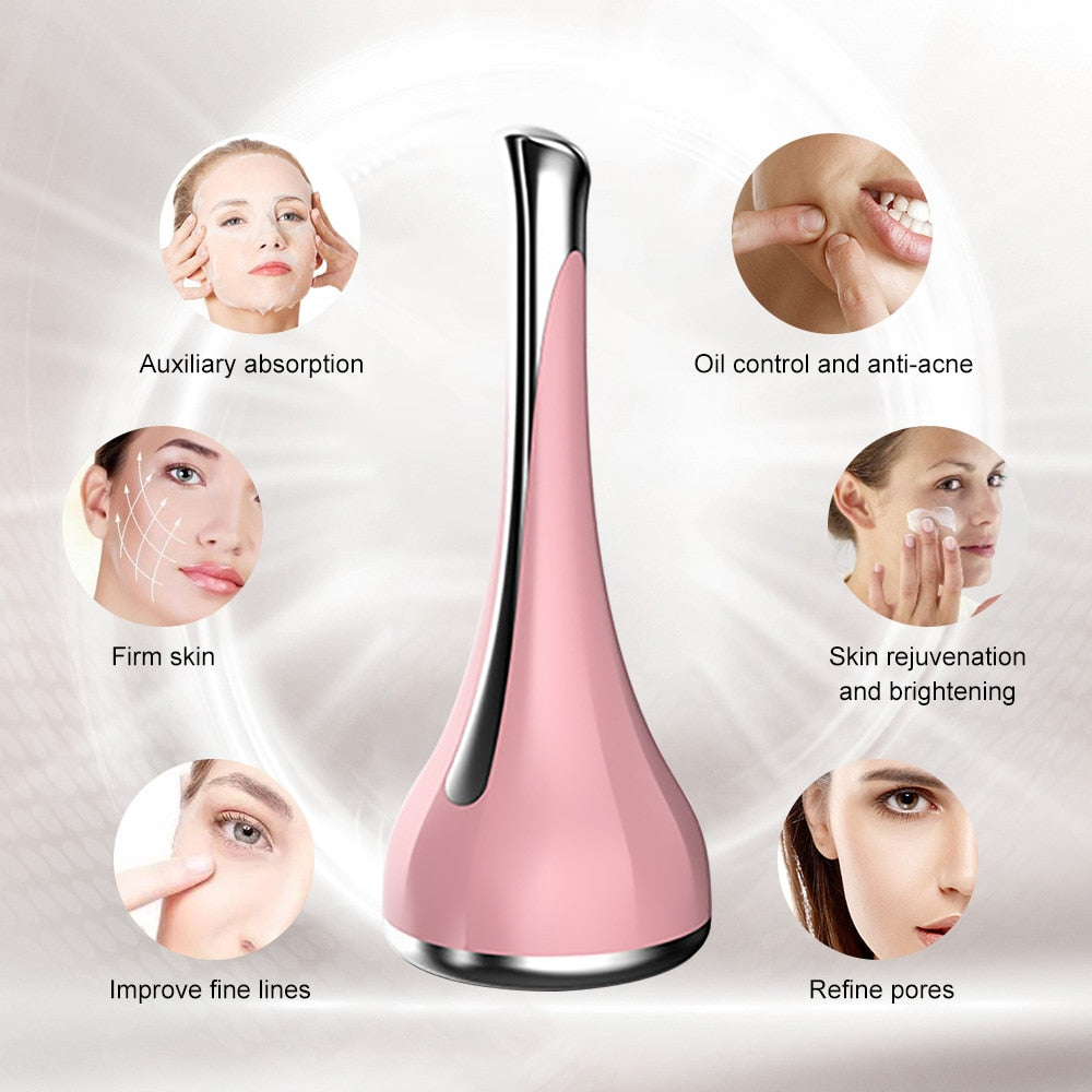 3 In 1 Face Spa Massager Ultrasonic Eye Beauty Devices Microcurrents Facial Lifting Led Face Light Therapy Skin Rejuvenation