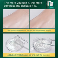 Tiktok Hot Sale Seaweed Collagen Filling Crystal Mask Replenishing Fruit Jelly Human Skin Transparent Mask Skin Care Masque