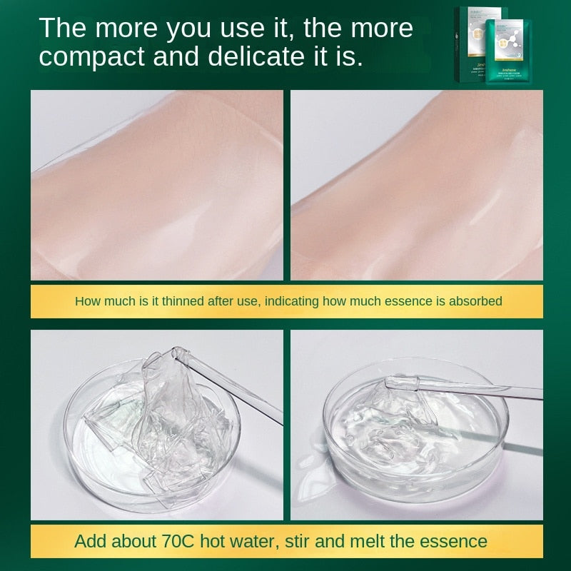 Tiktok Hot Sale Seaweed Collagen Filling Crystal Mask Replenishing Fruit Jelly Human Skin Transparent Mask Skin Care Masque