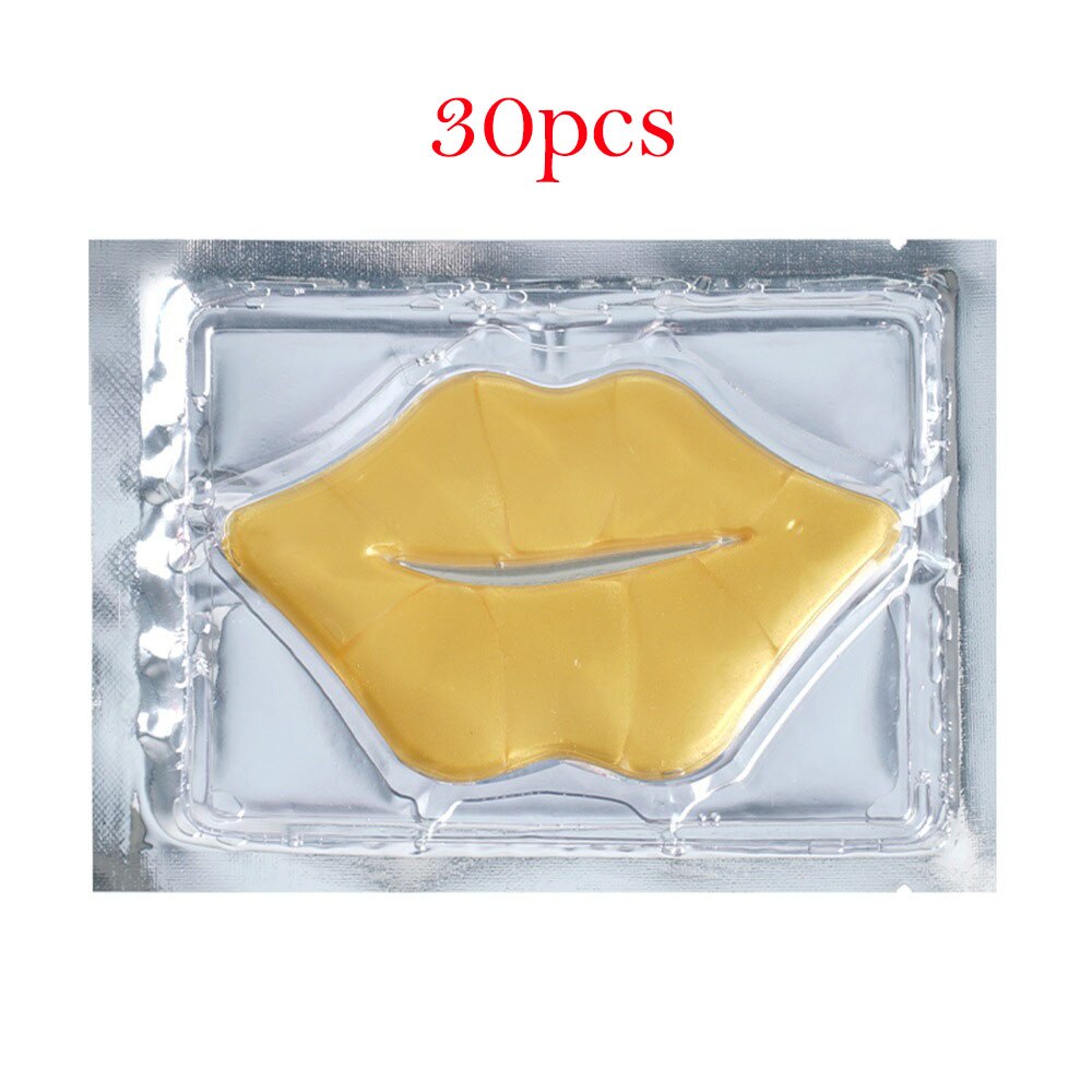 30pcs Crystal Collagen Lip Mask Moisturizing Lip Patches Beauty Lips Plumper Anti-wrinkle Beauty Lips Masks Skin Care Cosmetics