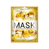 Turmeric Avocado Retinol Facial Face Mask 1piece Sheet Mask Beauty Skincare Korea Skin Care Moisturizing Oil-Control Anti-aging