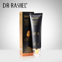 24K Gold Atoms Collagen Whitening Facial Wash Gel Foam Cleanser Moisturizing Improve Fine Lines Dull Skin Brighten