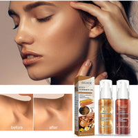 30ml Gold Glow Shimmer Body Oil Liquid Illuminator Face Highlighter Cream Glitter Skin Foundation Primer Highlight Creamy Makeup