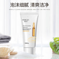 60g Facial Cleanser Niacinamide Hyaluronic Acid Oil Control Gentle Foam Smoothing Deep Cleansing Facial Skin Care