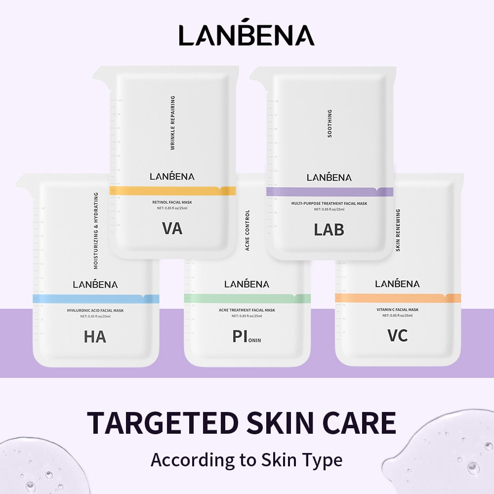Face Sheet Mask Acne Serum Moisturizing Retinol Anti Wrinkle Remove Facial Sleeping Mask Shrink Pores Skin Care Products
