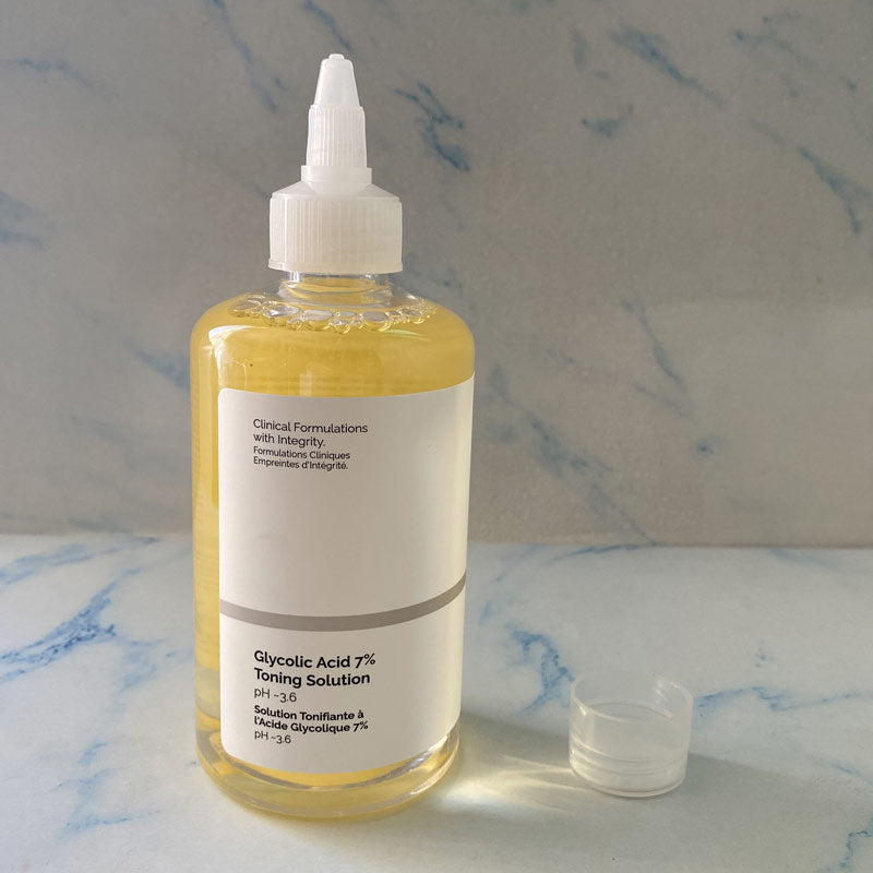 Ordinary Face Makeup Peeling Solution Facial Skin Care Glycolic Acid 7% Toning Solution PH 3.6 Toner Skin care 240ml