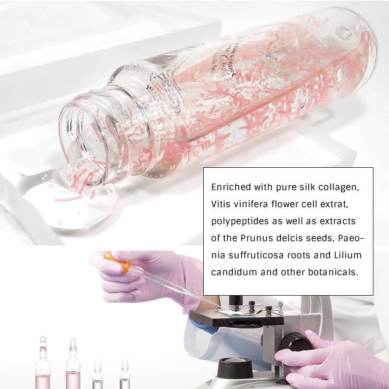 Silk Collagen Face Serum  Tightening Pores Repairing Anti Aging Whitening Repair Shrink Pore Lift Firm Skin Care