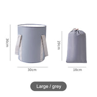 Foldable Foot Tub Portable Bath Bag Wash Basin Water Bucket Large Capacity Bath Feet Spa Massage Washing Tub For Outdoor Travel