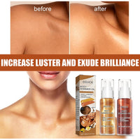 30ml Gold Glow Shimmer Body Oil Liquid Illuminator Face Highlighter Cream Glitter Skin Foundation Primer Highlight Creamy Makeup