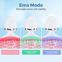 Electric Neck Beauty Massager EMS Color Light Neck Beauty Equipment Face and Neck Massage Neck Wrinkles USB Charging