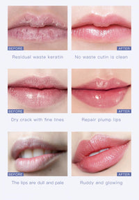 Natural Gel Lip Scrub Cream Lip Plumper Moisture Lip Balm Exfoliating Anti-Ageing Nourish Repair Fine Lines Lips Care Cosmetic