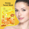 10Pcs/Box Honey Silk Facial Masks Brightening Anti-Aging Moisturizing Repair Oil-control Anti-acne Whitening Skin care Face mask