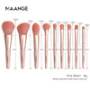 MAANGE 7/9/15pcs Makeup Brush Set+5pcs Mini Sponge Cosmetics for Face Natural Synthetic Hair Professional Beauty Makeup Tools