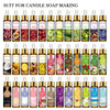 10ml Pure Fruit Flower Aroma Fragrance Oil for Candle Soap Making Strawberry Mango Passion Musk Banana Coconut Oil with Dropper
