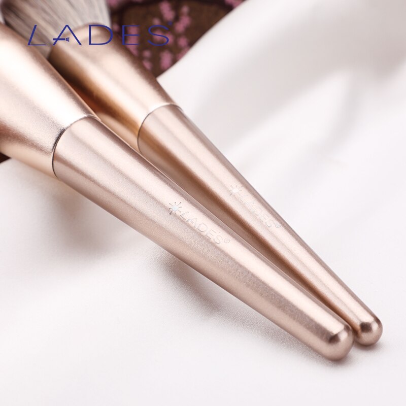 14PCS Makeup Brushes Set Foundation Blusher Powder Brush Eyeshadow Blending Make up Kits Cosmetic Tools Gold with Pouch